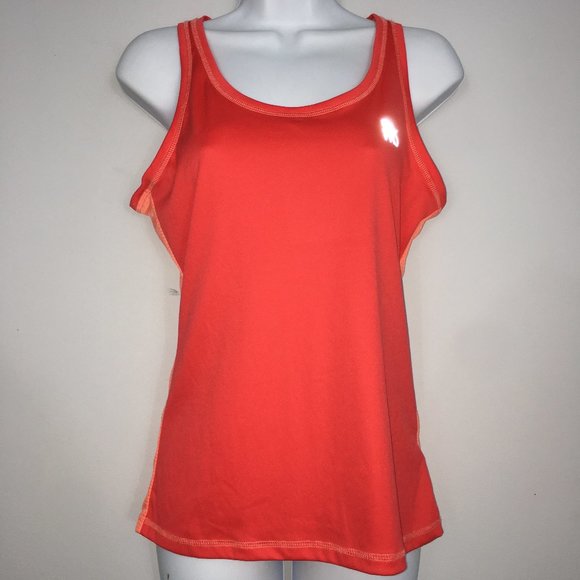 Crivit Pro Tops - Crivit Pro Womens S Coral Reflective 100% Polyester Racerback Running Tank Top